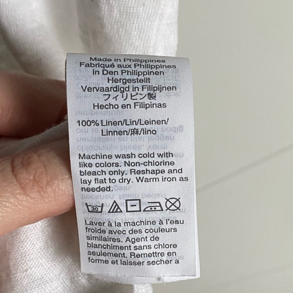 BOGO 🌿JCrew 100% Linen Henley 🌿 - Picture 4 of 4